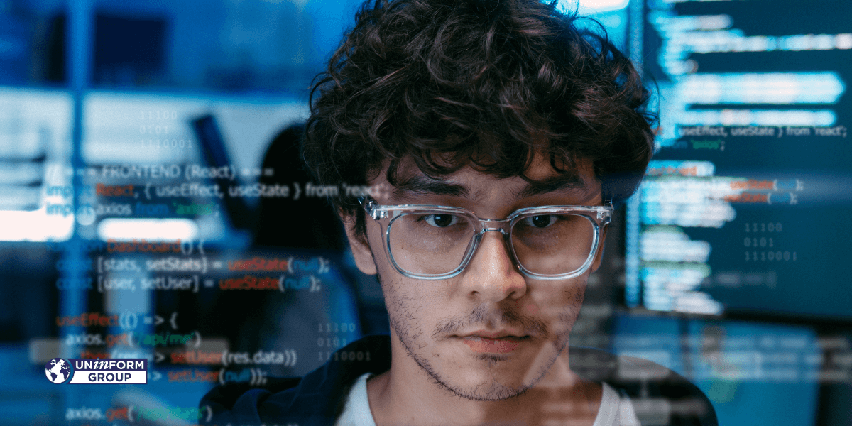 Grafico di crescita economica con interfaccia digitale di intelligenza artificiale e analisi dati.